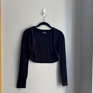 Ballet Black Long Sleeve Ballet wrap